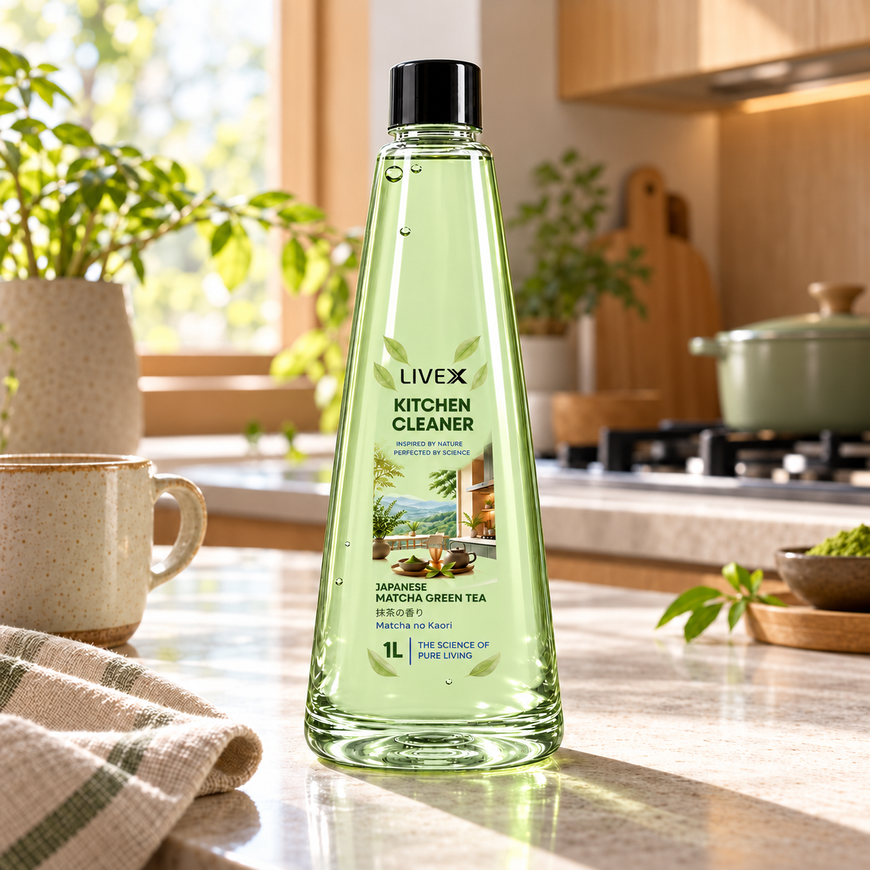 Livex Kitchen Cleaner in a home setting