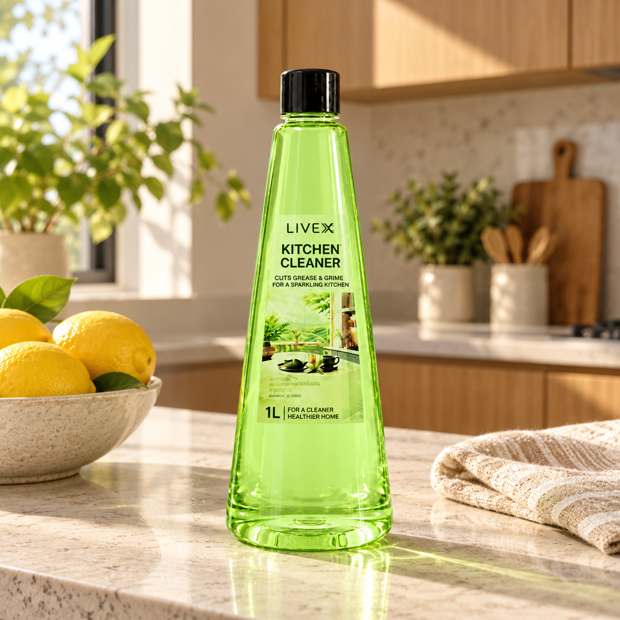 Livex Kitchen Cleaner in a home setting